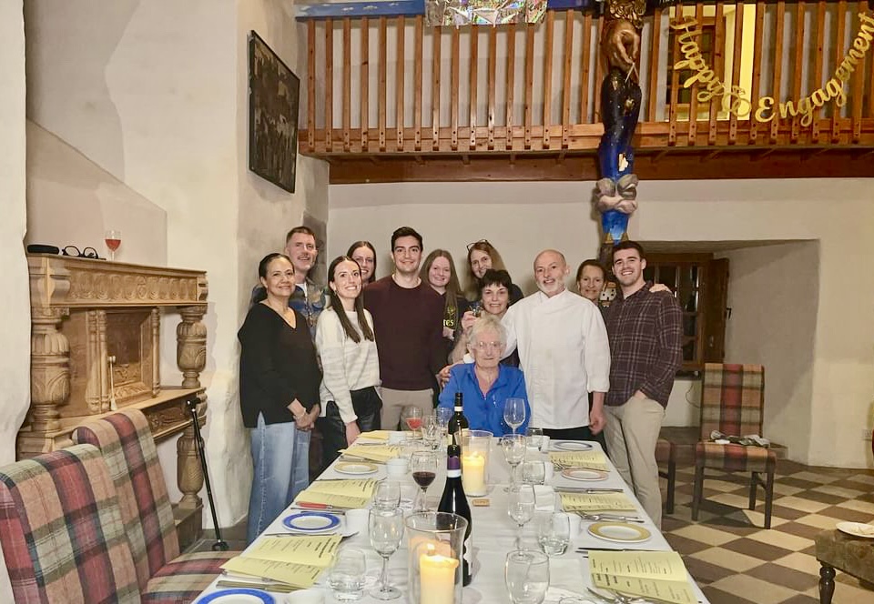 Private Chef Giuseppe Manzoli and His Clients in Dairsie Castle